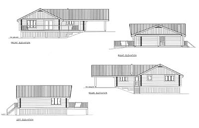 Log Home Plans Exterior